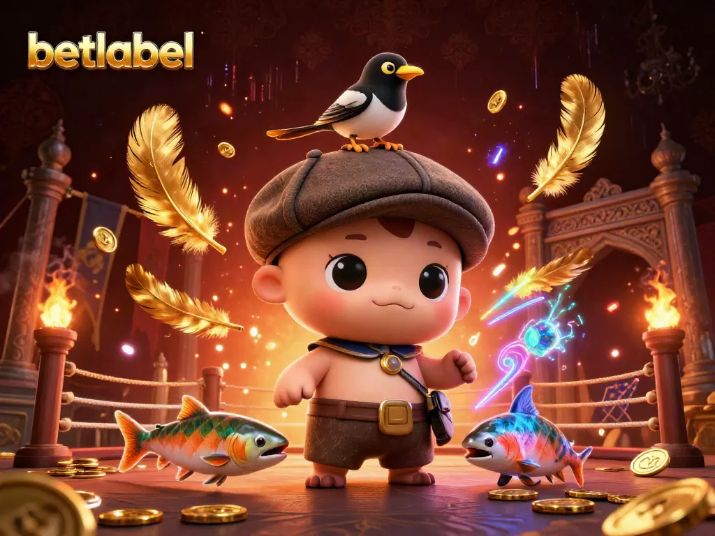 Experience the thrilling atmosphere of betlabel's vibrant gaming universe with colorful characters and dynamic elements.