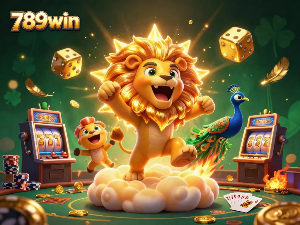 Experience the thrill of 789win with dynamic casino elements and playful characters!