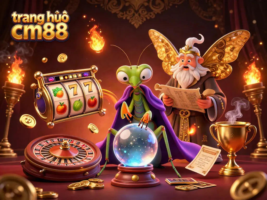 Experience the excitement of trang chủ cm88 with vibrant casino characters immersed in a thrilling gaming adventure.